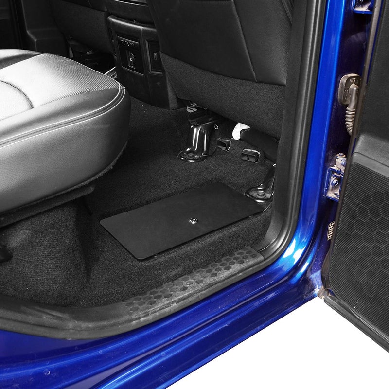 Hooke Road RAM Rear Seat Floor Storage Organizer Tray Lock Vault Box for 09-18 Dodge RAM 1500/2500/3500 Pickup Truck - Image 2